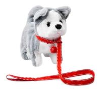 Dewocke Toy Puppy, Electronic Interactive Plush Toys Dog, Puppy Electronic Interactive Pet Dog Boy Girl Birthday Present, Walking/Barking/Tail Wagging, Walking Dog Toys for Kid Age 1 2 3 4 5