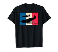 Dewoitine D.520 WW2 French Fighter Planes Vintage Flag T-Shirt