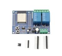 DEWOTHV ESP Relay 2-Channel Module DC5-60V Dual WiFi and Bluetooth Relay Module with 4MB Flash ESP32 Secondary Development Board for Arduino IDE for Secondary Development Learning