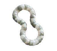 Dewppxi Bodhi Beads Bracelet for Anxiety Relief, Adjustable Natural Bodhi Seeds Beaded Bracelets, Protection Healing Anti-Anxiety Stress Reduction (M)