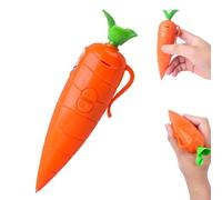 Dewppxi Carrot Recorder Pen, 60-Second Voice Recorder Pen with Playback & Audio Recorder, Cute Carrot Shaped Recording Pens Fun & Creative Gift for Kids Students Teachers (1pc)
