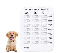 Dewppxi Did You Feed the Cat Tracker, Magnetic Pet Feeding Reminder for Dogs Cats, Pet Feeding Chart Tracker, Magnetic Reminder Sticker, Feed Your Puppy Dog Cat for Prevent Overfeeding & Obesity (A)