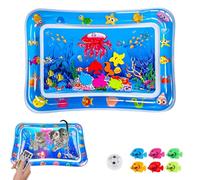 Dewppxi Glow Pad Water Playmat for Cats, Multi-Color Lighted Glow Pad Cat Water Mat, 2025 Upgrade Lighted WaterMat for Cats, Leakproof Interactive Sensory Play Mat for Cat (1set)