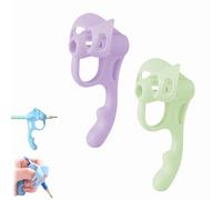 Dewppxi Pencil Grips for Kids Handwriting, Ergonomic Pencil Grips for Children and Preschoolers, Writing Correctors to Improve Grip and Comfort for 2-4 Years Toddlers (A-2pcs)