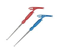 DEWU Fishing Hook Removal Tool, Fishing Tool, Stainless Steel Fish Hook Remover Fast Fish Hook Disconnect Security Device, Quick Knot Tying Tool for Fishing, 1 Loop Tyer