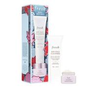 Dewy Skin Duo Skincare Set by Fresh for Women - 2 Pc 1.6oz Soy Face Cleanser, 0.5oz Rose Deep Hydration Face Cream