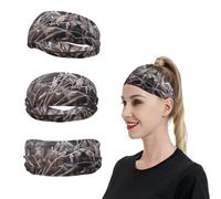 Dewy Willow Branches Sports Headband for Men Women Wide Elastic Hair Bands Moisture Wicking Workout Sweatband Fashion Non Slip Head Bands Running Bandana for Yoga Fitness