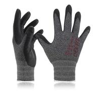 DEX FIT Nitrile Work Gloves FN330, 3D Comfort Stretch Fit, Firm Grip, Touchscreen, Thin & Lightweight, Breathable Foam Nitrile, Machine Washable; Black Grey 11 (XXL) 12 Pairs