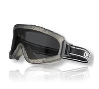 DEX FIT Safety Goggles SG220 Plus NK - Permanent Anti-Mist NK Coating, EN166 Impact Rated, Scratch Resistant Eye Protection, Soft Seal OTG Fit for Lab & Chemical Splash; Smoke Tinted Lens, 1 PC