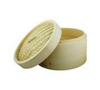dexam 10"/25cm 2-Tier Bamboo Steamer Dexam Multicolor