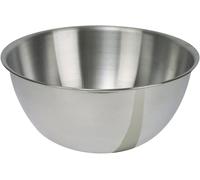 Dexam 10 Litre, Stainless Steel Mixing Bowl, Polished Metal Kitchen Basin for Baking, Cooking and Food Prep, Dishwasher Safe