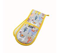 Dexam 16141241 Probllama Double Oven Glove, Polyester, Grey