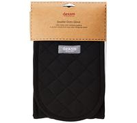 Dexam 16150351 Love Colour Double Oven Glove-True Black, 78x 18