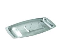 Dexam 17810117 Chichester Carving Dish with Spikes, s/s 45 x 27cm, Stainless Steel, Silver