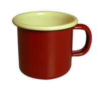 Dexam 17819188 Vintage Home Enamelware 150ml Espresso Mug, Claret Red