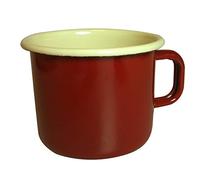 Dexam 17819189 Vintage Home 450ml Enamelware Mug, Claret Red