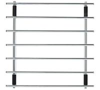 Dexam 17830527 Chrome Square Trivet 25cm x 25cm, Silver