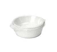 Dexam 17841132 17 x 6.5 cm 18 cm Round Cake Liners Siliconised Paper, Pack of 50, Aluminium, White, 18cm