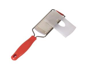 Dexam 17851063 Fine Grater, Red, 27.5x6.5x0.75 cm