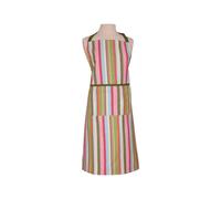 Dexam Recycled Cotton Striped Adult Apron - Green