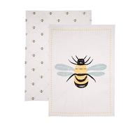 dexam Bees Knees Set of 2 Tea Towels Dexam Multicolor
