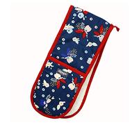 Dexam Bloom Double Oven Glove Indigo