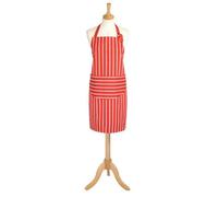 Dexam Butcher's Stripe Apron, Red