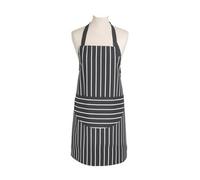 Dexam Butcher's Stripe Apron, Slate Grey
