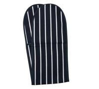 Dexam Butcher's Stripe Double Oven Glove, Navy