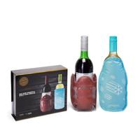 Dexam Cellardine Therm Au Rouge & Flexicles Chiller Bottle Gift Set