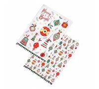 Dexam Christmas Baubles Recycled Cotton Set of 2 Tea Towels
