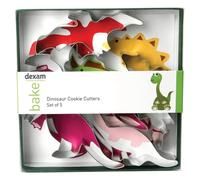 dexam Dinosaur Cookie Cutter Set for Baking Dexam Multicolor