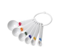 Dexam Dots Measuring Spoons Set, White