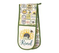 dexam Honey Pot Double Oven Glove - Yellow Dexam Multicolor