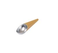 Dexam Ice Cream Cone 'Waffle' Scoop by Dexam, White