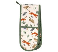 Dexam Leopard Print Double Oven Gloves