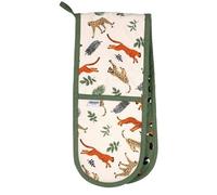 dexam Leopard Print Double Oven Gloves Dexam Multicolor