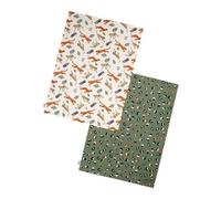 dexam Leopard Print Set of 2 Tea Towels Dexam Multicolor