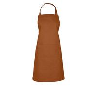 Dexam Adult Apron Love Colour 100% Cotton Terracotta