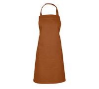 Dexam Adult Apron Love Colour 100% Cotton Terracotta