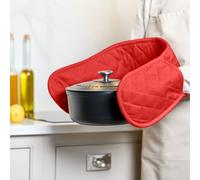 Dexam 16150341 Love Colour Double Oven Glove-Scarlet, Red, 78x 18