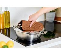 Dexam Love Colour Pot Grab 20cm x 20cm | Vibrant Cotton Kitchen Essential, Terracotta