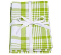 Dexam Love Colour Set of 3 Extra Large Tea Towels-Greenery, Green, 91 x 61