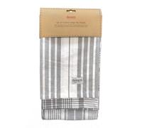 Dexam Love Colour Set Of 3 Extra Large Tea Towels Slate Grey