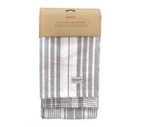 Dexam Love Colour Set of 3 Extra Large Tea Towels, Slate Grey, One Size