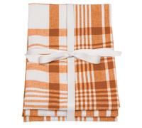 Dexam Love Colour Set Of 3 Extra-Large Tea Towels - Terracotta