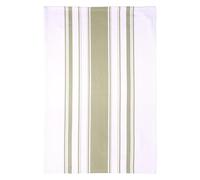 Dexam Love Colour Striped Tea Towel - Sage