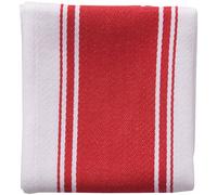 Love Colour Striped Tea Towel, Scarlet