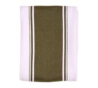 Dexam Love Colour Striped Tea Towels, Olive Green