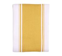 Dexam Tea Towel Love Colour Striped 100% Cotton Ochre 45x70cm